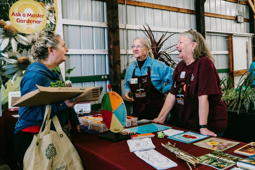 Ask a Master Gardener to receive research-based home horticulture information.