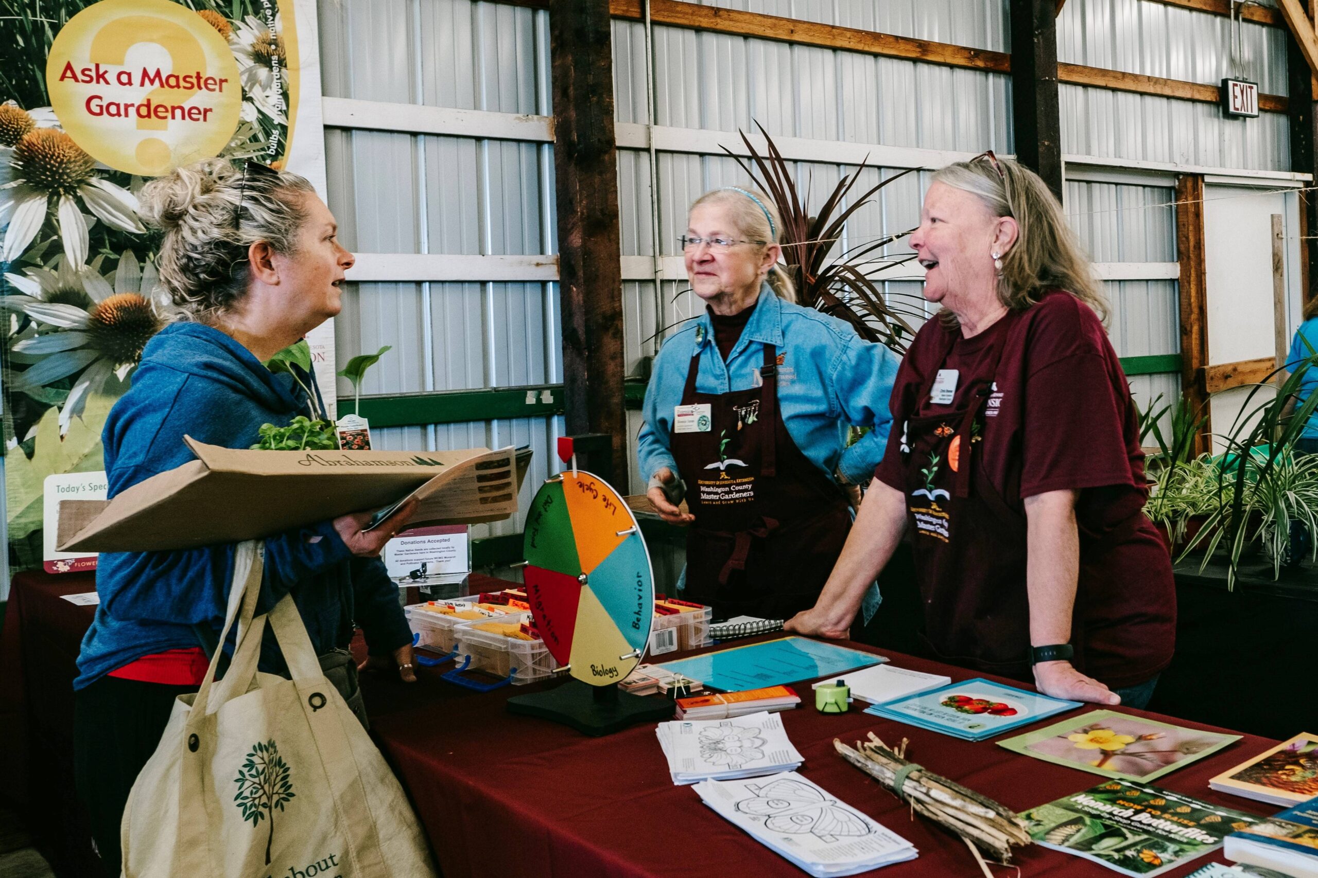 Ask a Master Gardener to receive research-based home horticulture information.