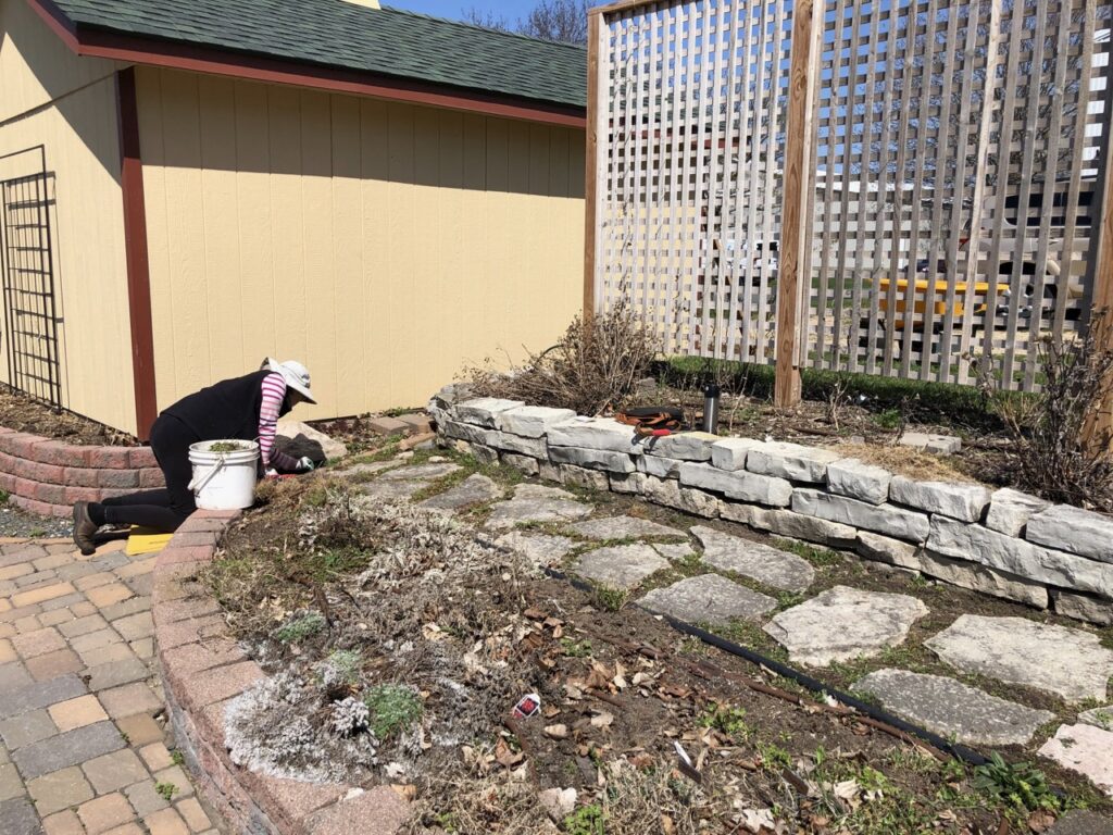 spring cleanup kicks off the growing season at the fairest gardens in the washington county fairgrounds in stillwater, mn